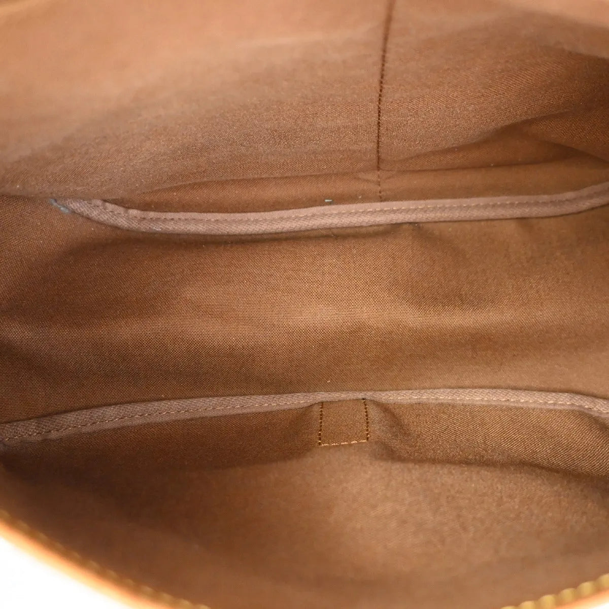 Louis Vuitton Saumur Monogram, Brown, Leather, Shoulder Bag