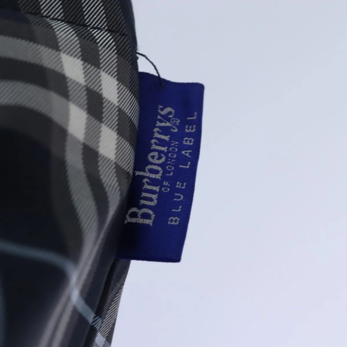 Burberry Nova Check Blue Label Nylon, Navy, Nylon, Handbag