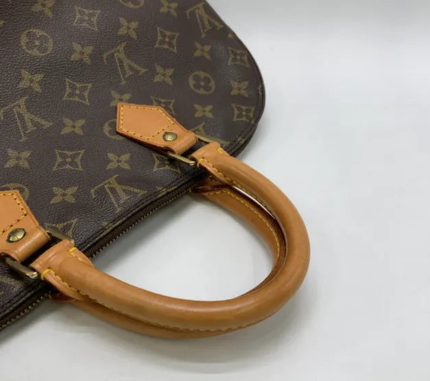 Louis Vuitton Alma Monogram Canvas, Brown, Canvas, Handbag