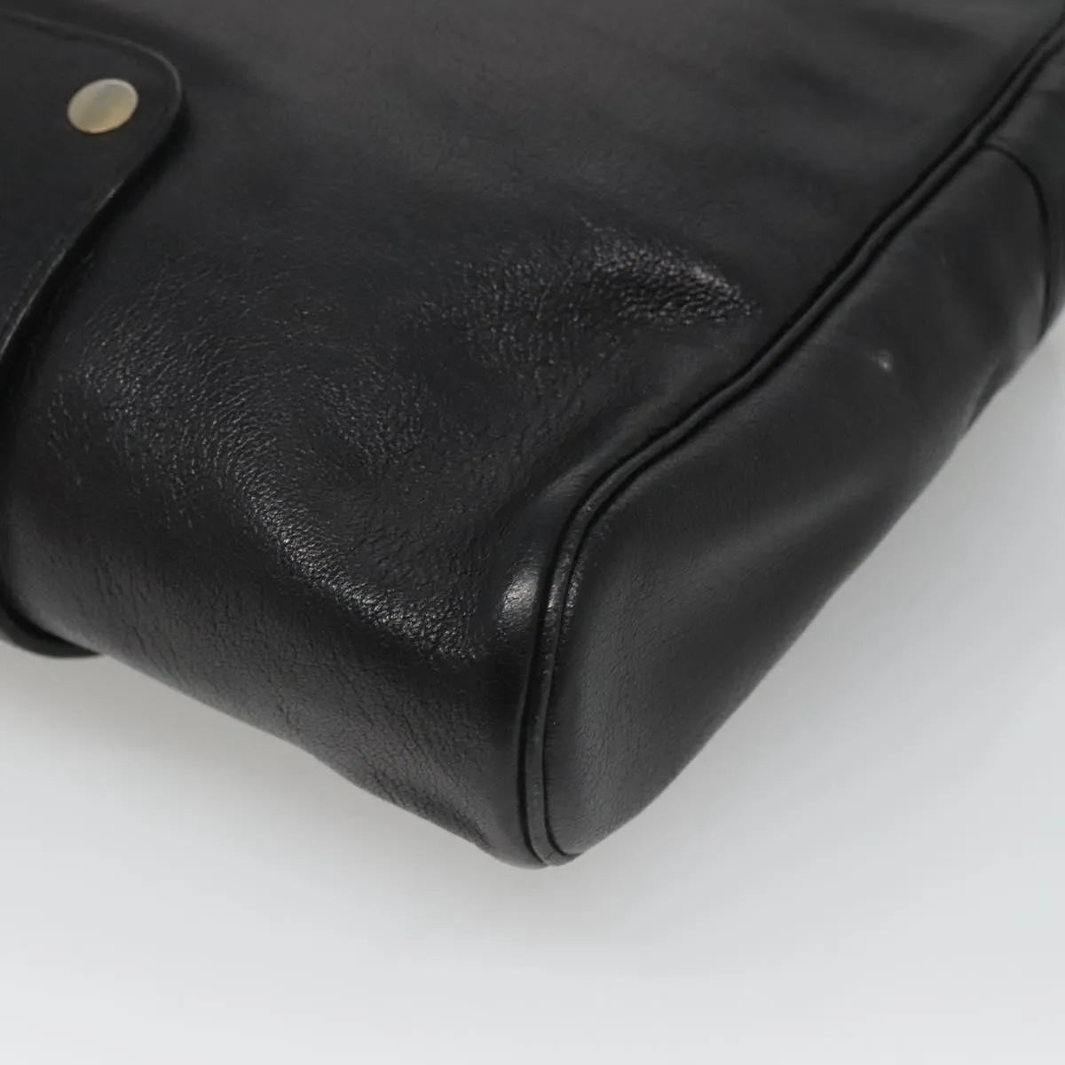 Christian Dior Vintage Leather, Black, Leather, Shoulder Bag