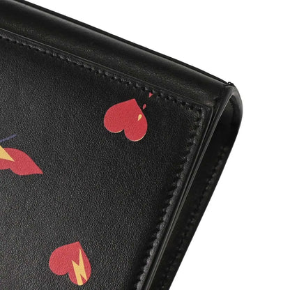 Saint Laurent Kate leather, Black, Leather, Shoulder Bag