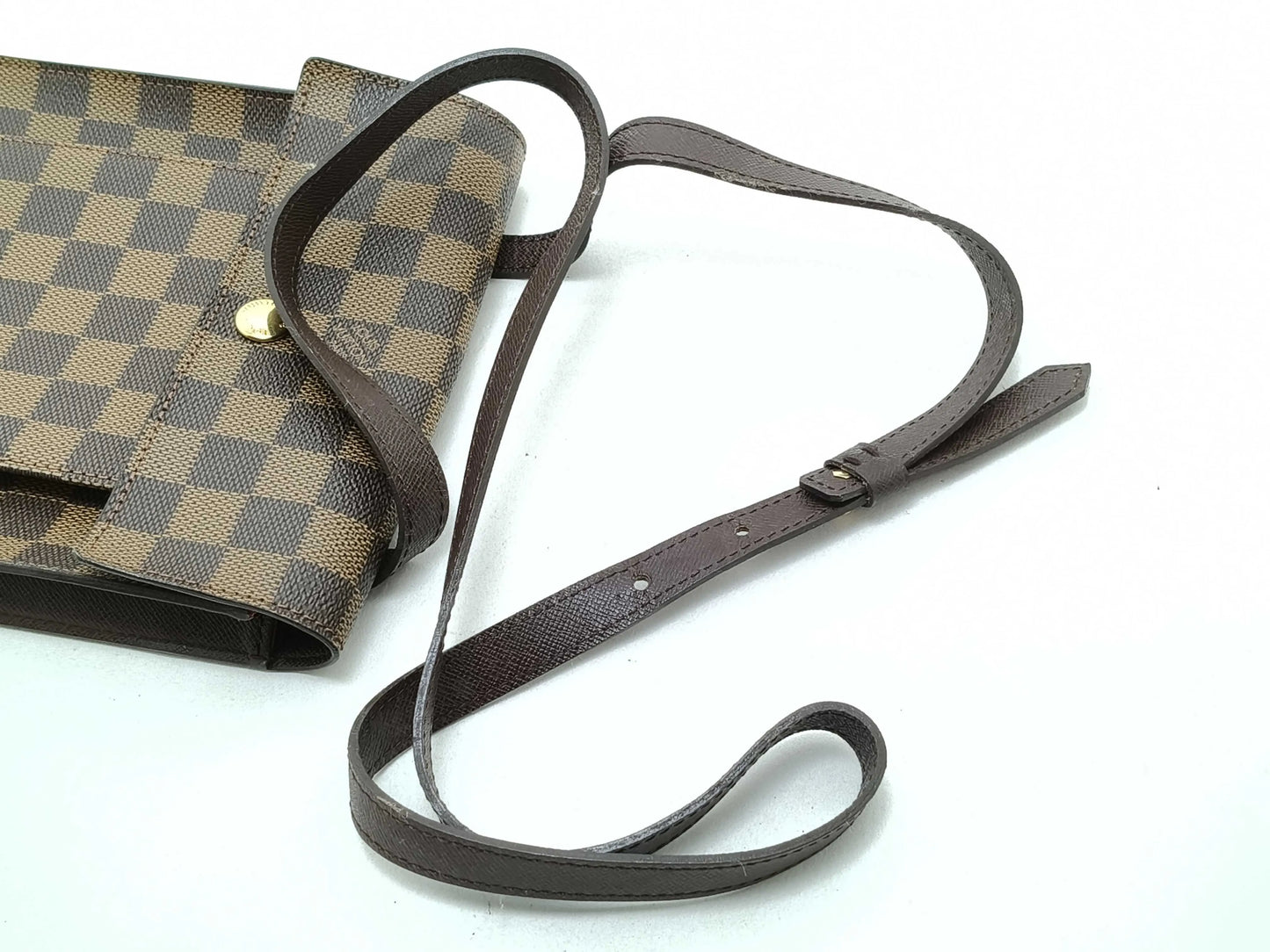 Louis Vuitton Pimlico Damier, Brown, Canvas, Shoulder Bag