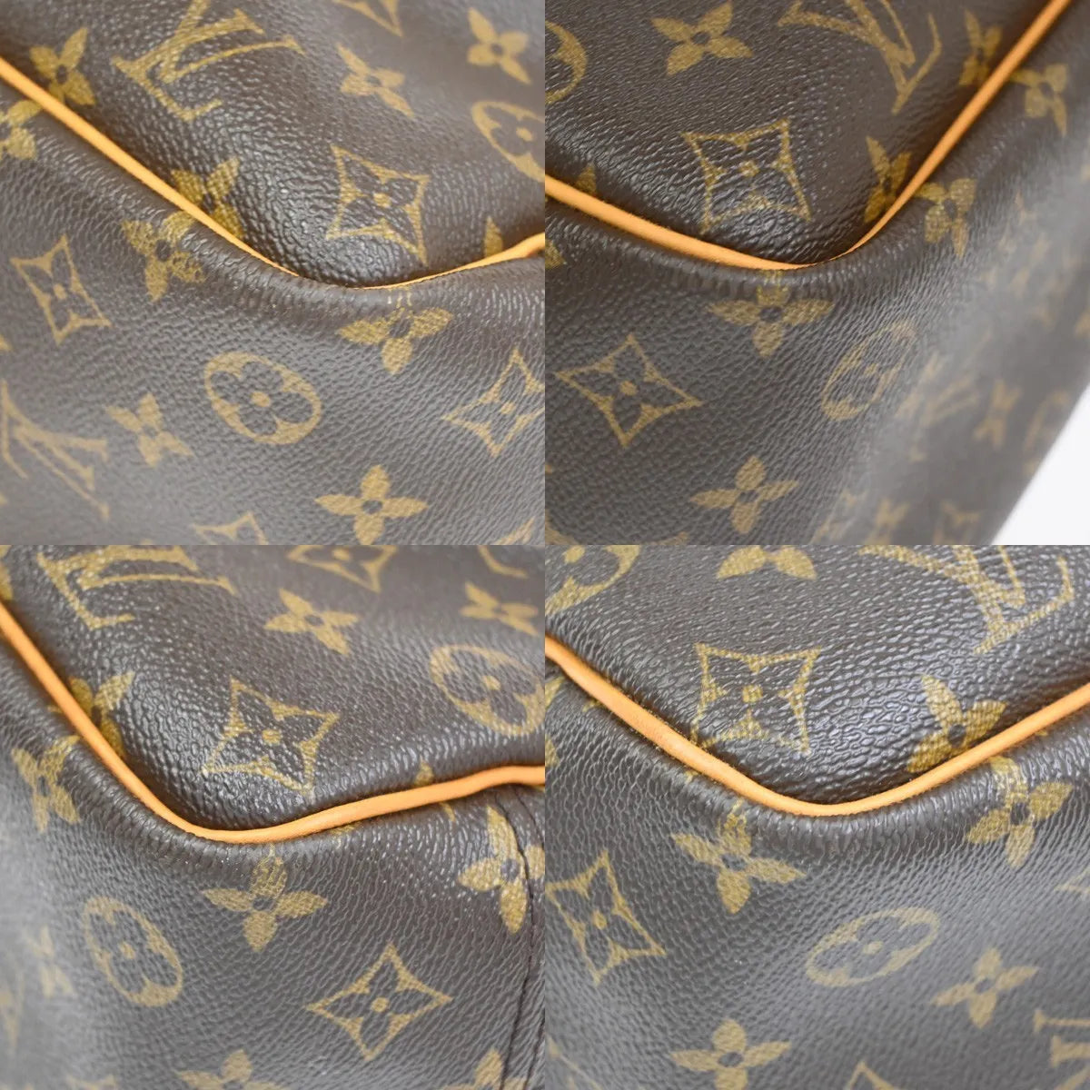 Louis Vuitton Deauville Monogram Canvas, Brown, Canvas, Handbag
