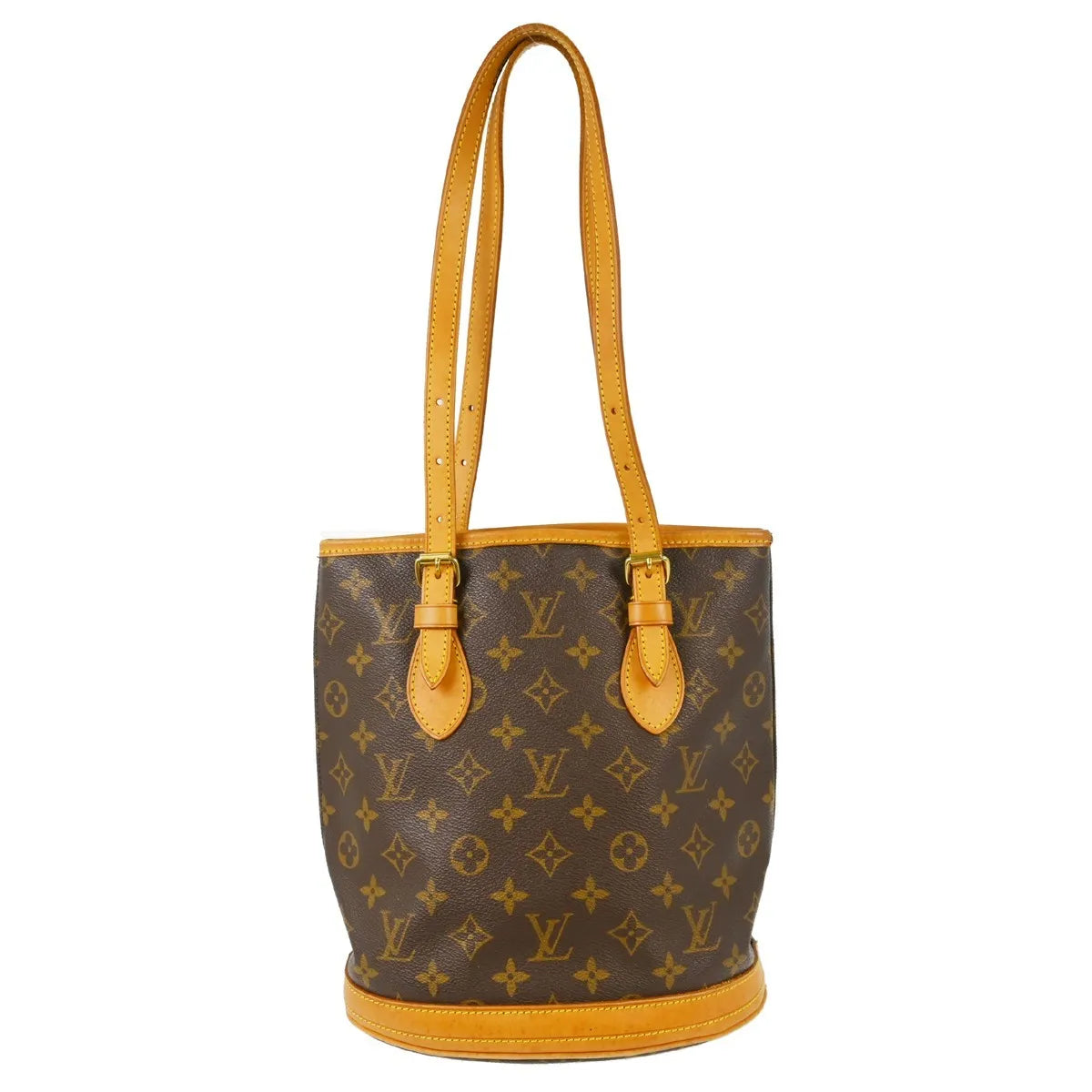 Louis Vuitton Bucket Monogram Canvas, Brown, Canvas, Tote Bag