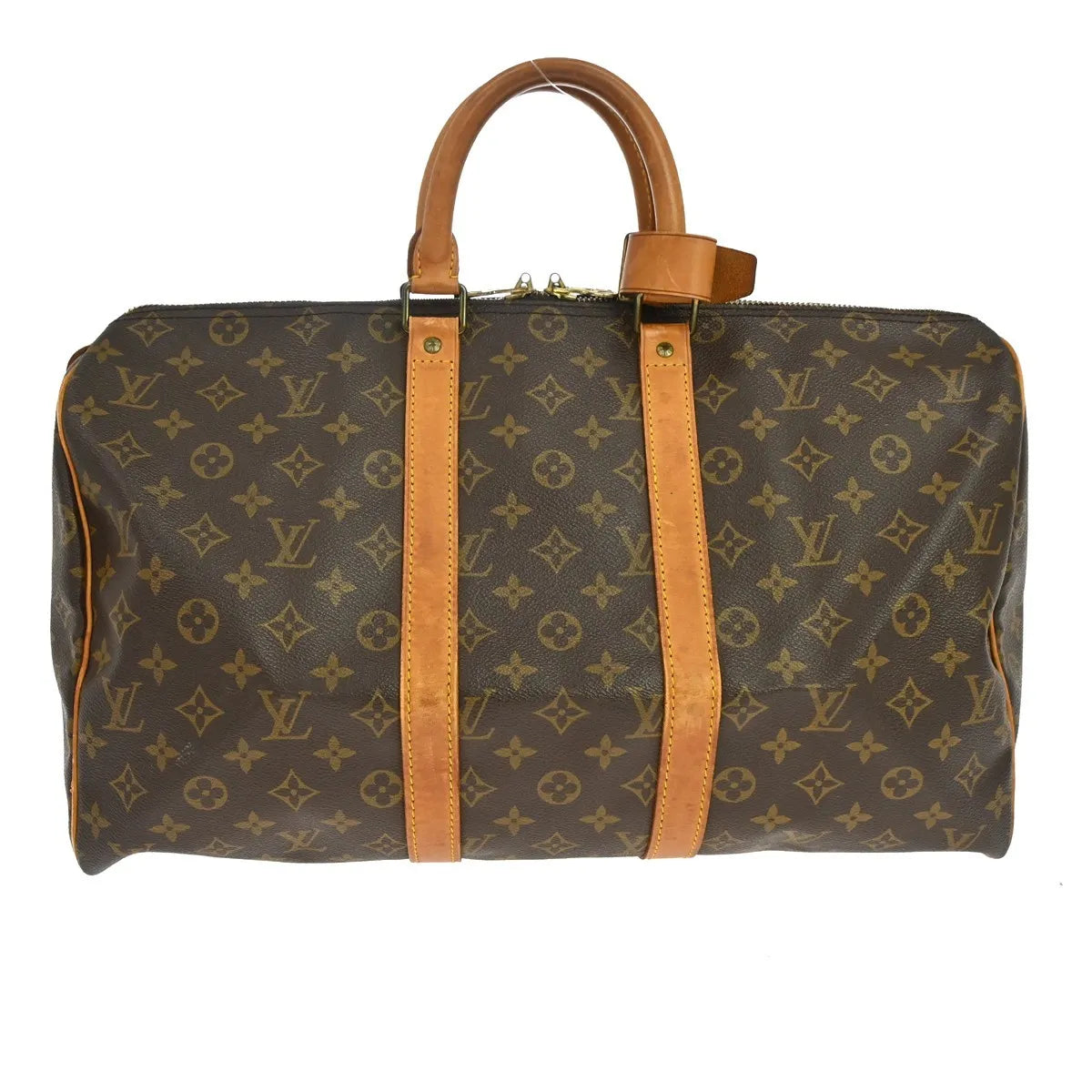 Louis Vuitton Keepall Monogram Canvas, Brown, Canvas, Travel Bag