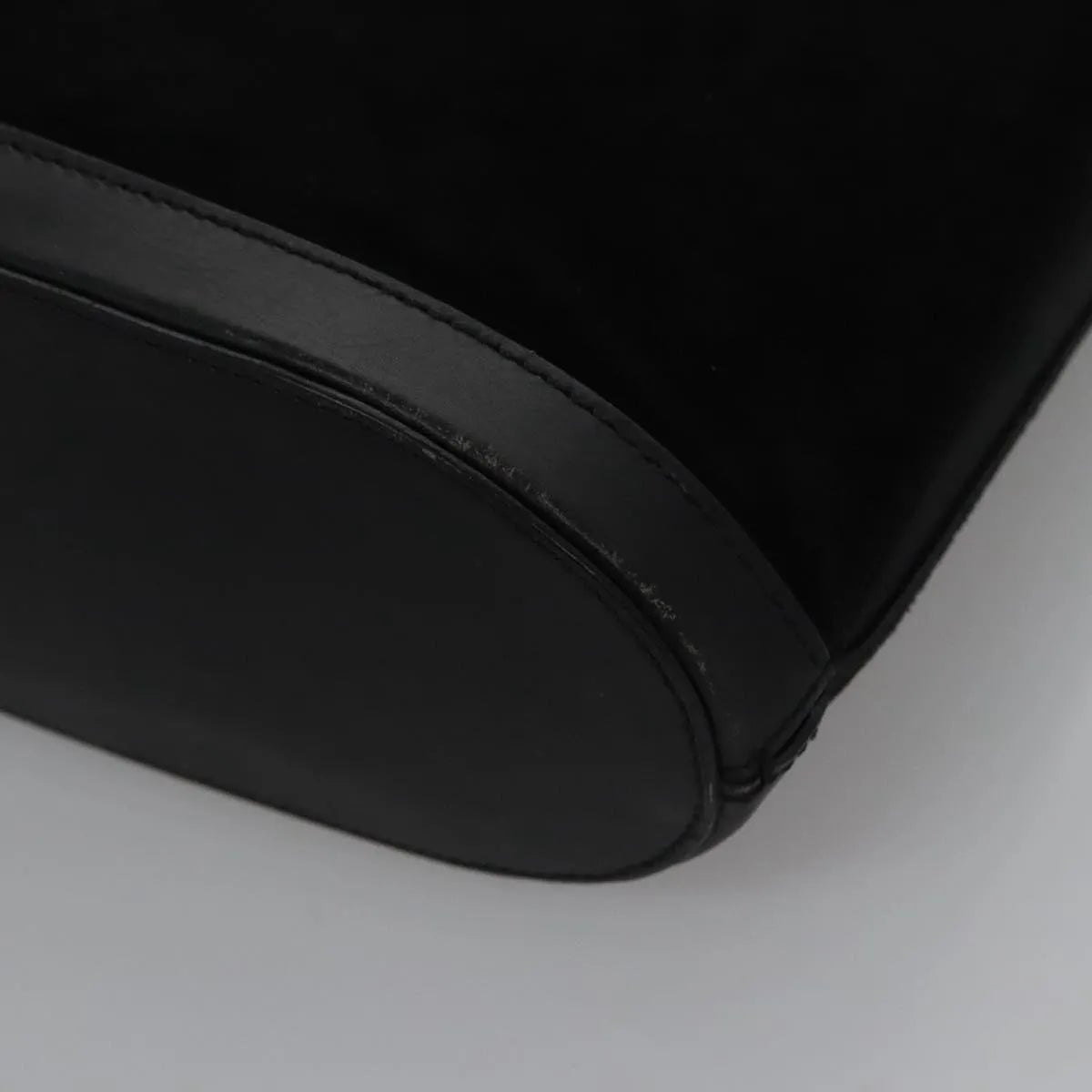 Celine Vintage Suede, Black, Suede, Shoulder Bag