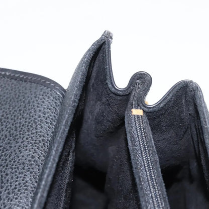 Gucci Vintage Leather, Black, Leather, Handbag