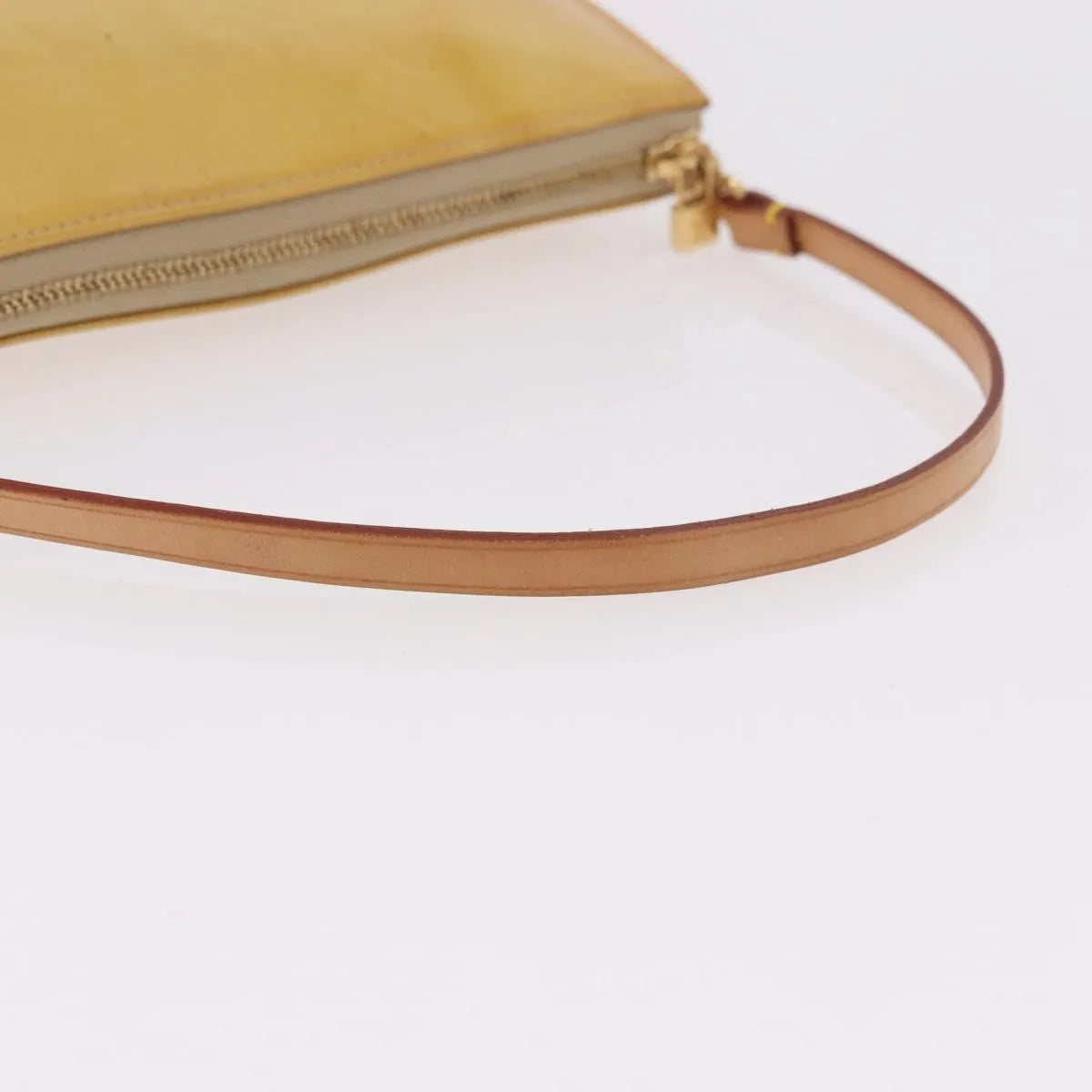 Louis Vuitton Lexington Pochette Patent Leather, Beige, Patent Leather, Clutch