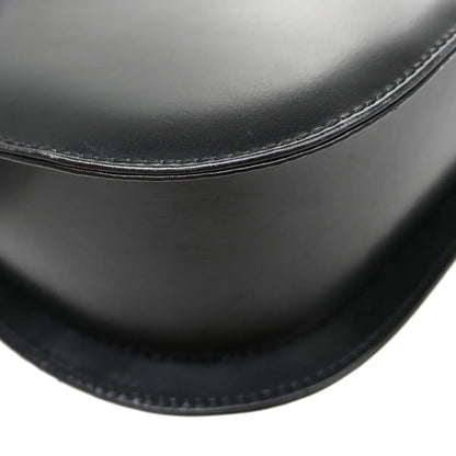 Gucci Vintage Lady Lock Flap Leather, Black, Leather, Shoulder Bag