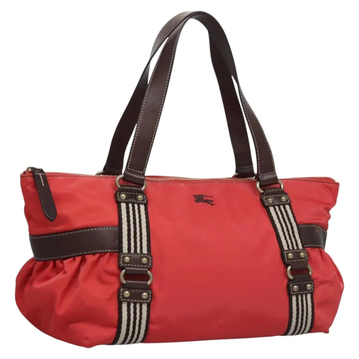 Burberry Blue Label Nylon, Red, Nylon, Tote Bag