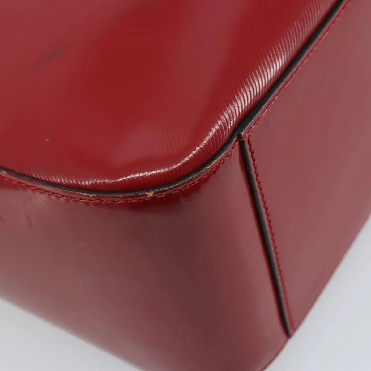 Celine vintage Leather, Red, Leather, Handbag