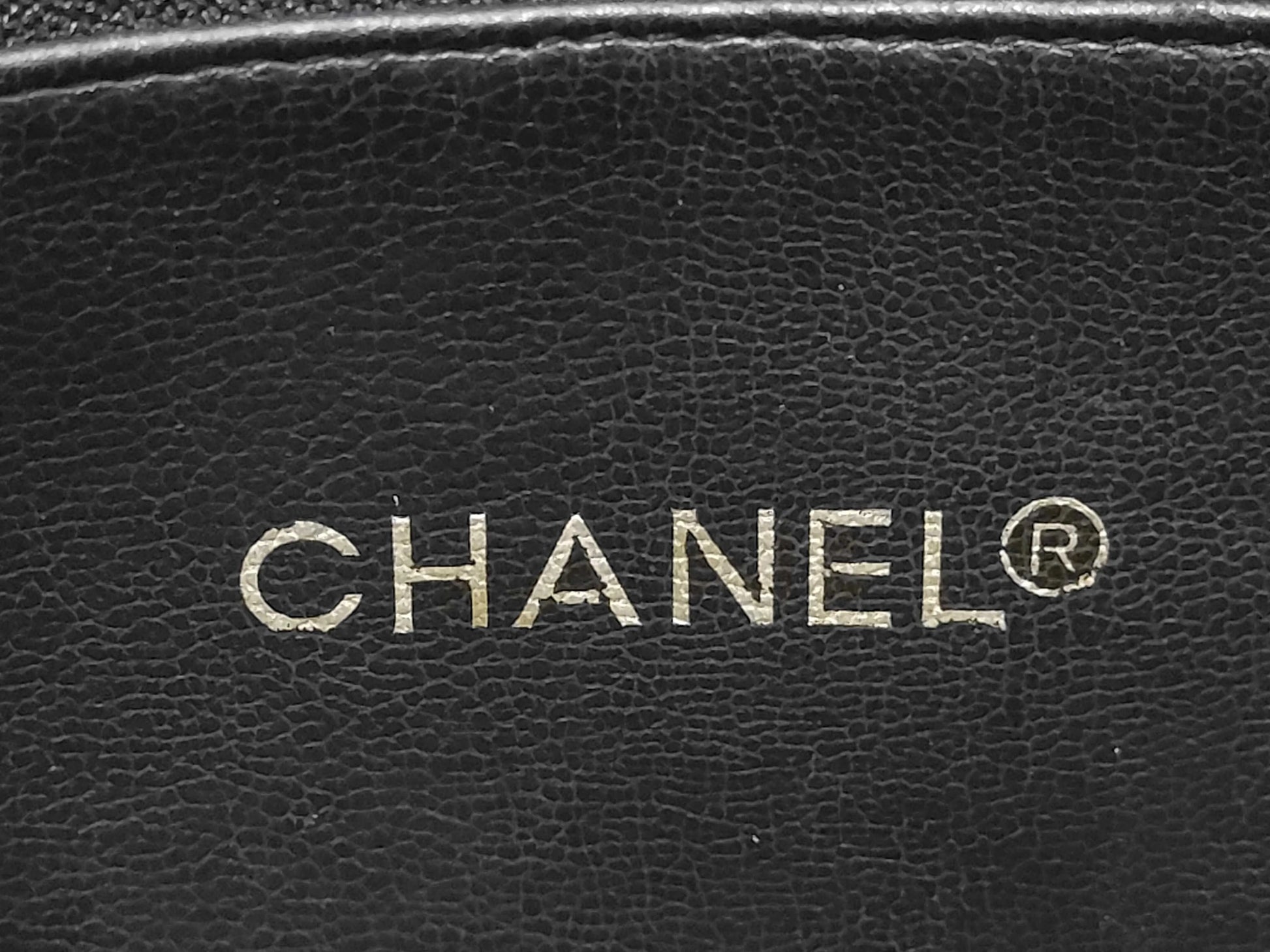 Chanel Matelasse Chain Leather, Black, Leather, Shoulder Bag
