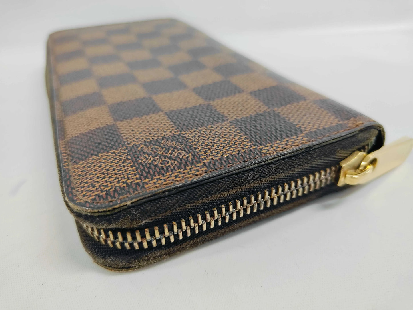 Louis Vuitton Zippy Organizer Damier Ebene, Brown, Canvas, Wallet
