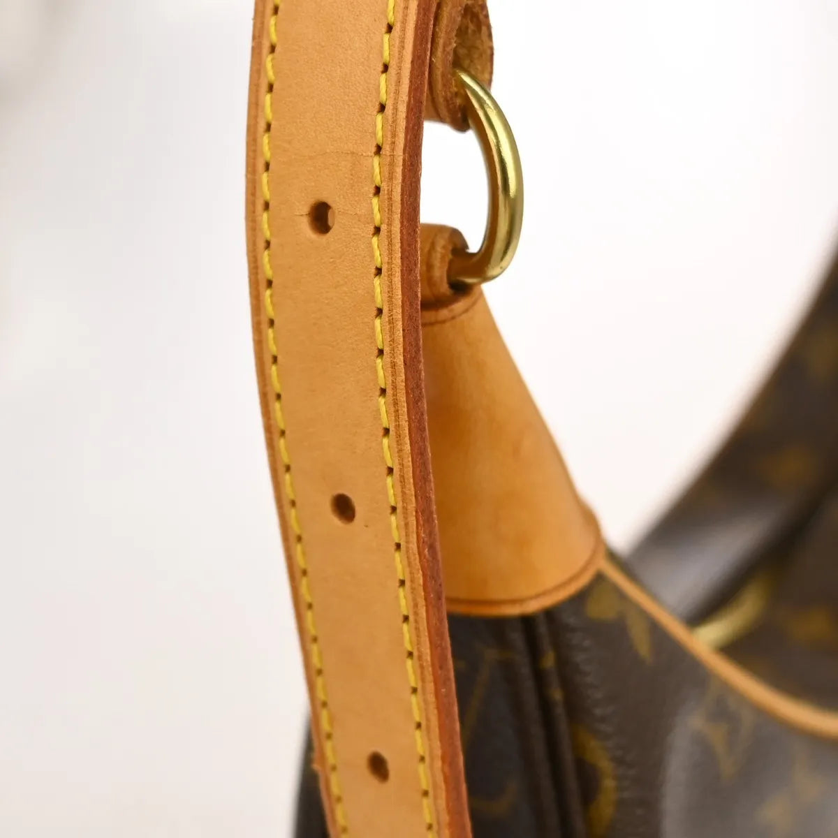 Louis Vuitton Boulogne Monogram, Brown, Canvas, Shoulder Bag