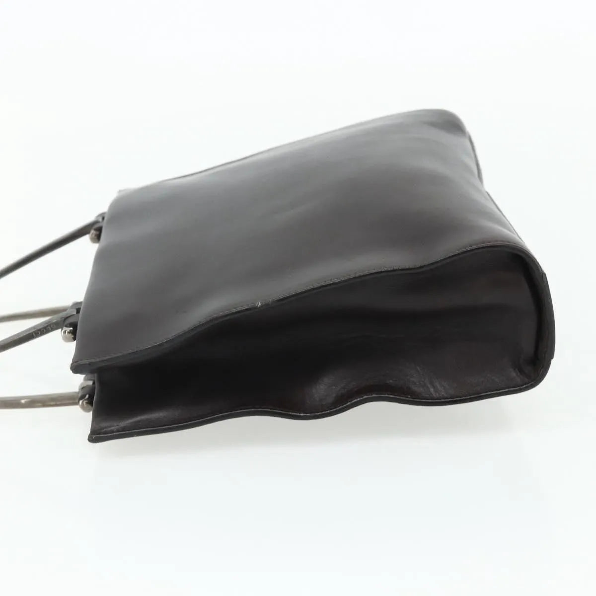 Gucci Vintage Leather, Brown, Leather, Handbag
