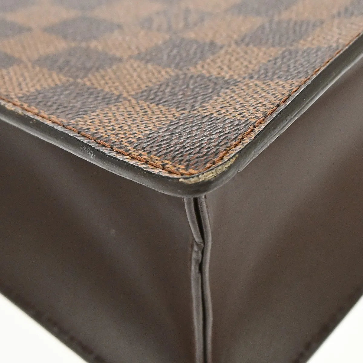 Louis Vuitton Venice Sac Plat Damier, Brown, Canvas, Tote Bag