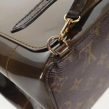 Louis Vuitton Hot Springs Vernis with Monogram Canvas, Brown, Canvas, Backpack