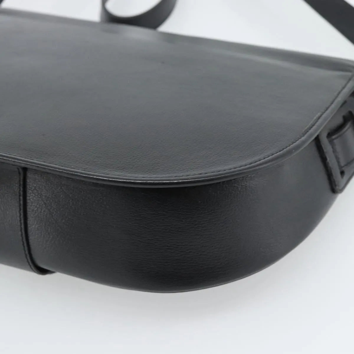Christian Dior Vintage Leather, Black, Leather, Shoulder Bag