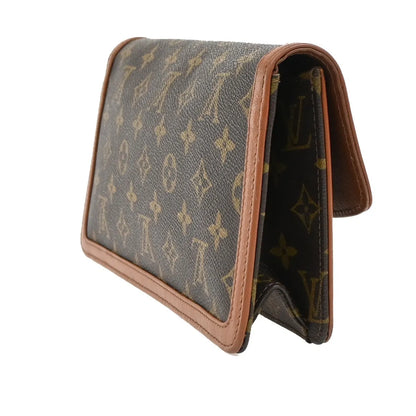 Louis Vuitton Dame Pochette Monogram Canvas, Brown, Canvas, Clutch
