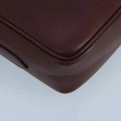cartier Must de Cartier Leather, Burgundy, Leather, Shoulder Bag