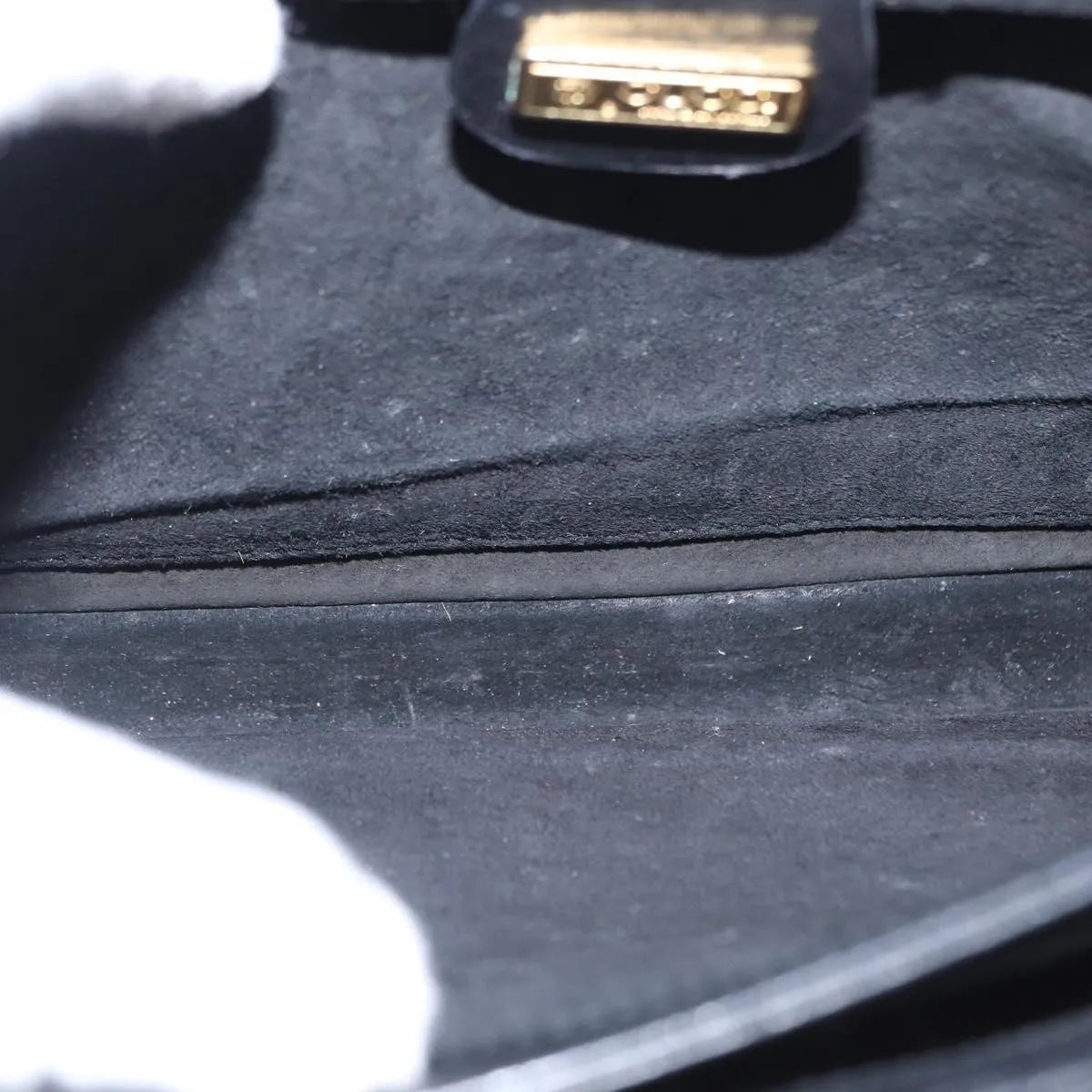 Gucci Vintage Leather, Black, Leather, Shoulder Bag