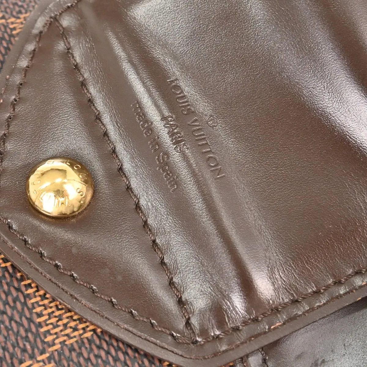 Louis Vuitton Sistina Damier, Brown, Canvas, Handbag