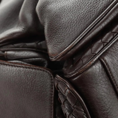 Bottega Veneta Cocker Hobo Leather, Brown, Leather, Handbag