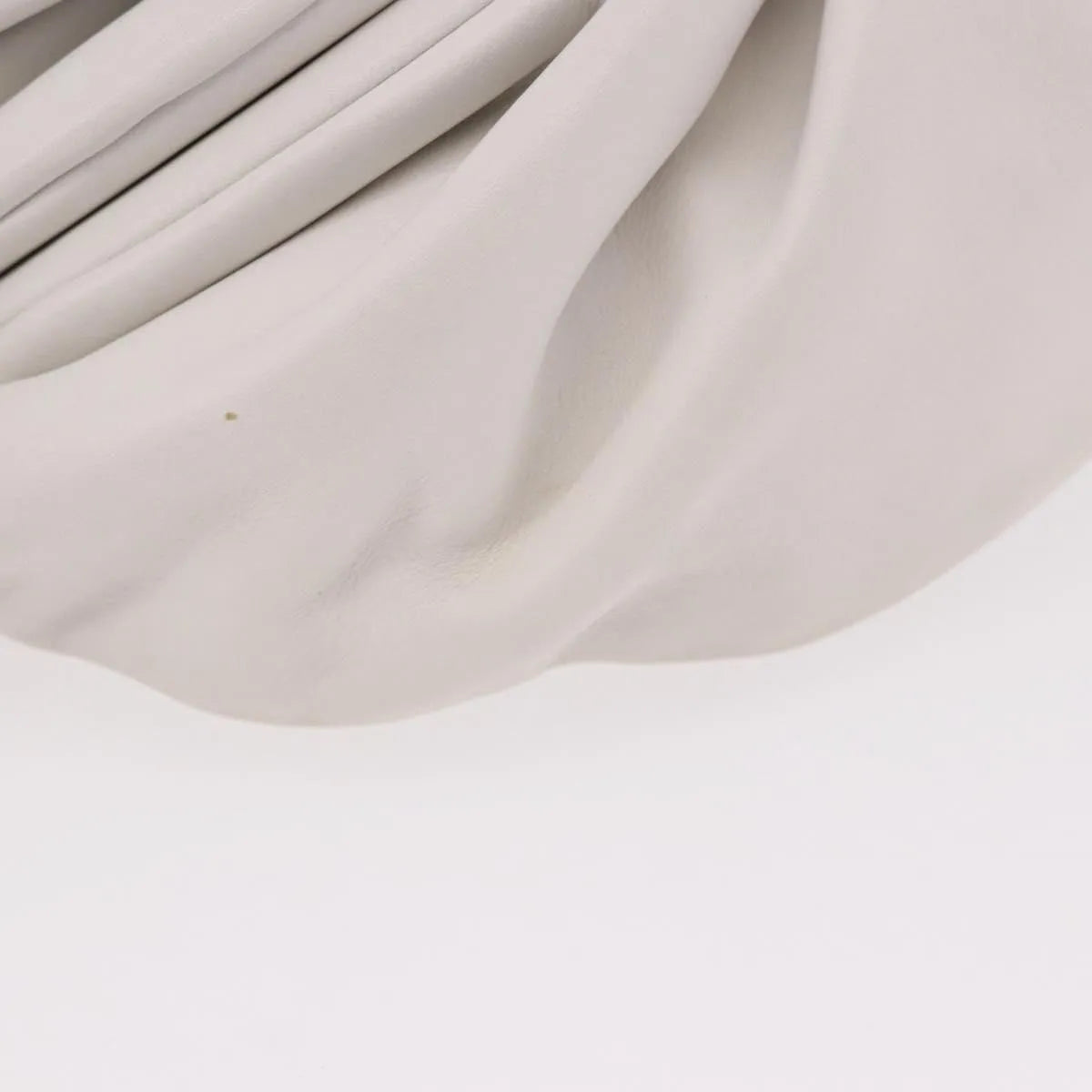 Bottega Veneta The Chain Leather, White, Leather, Shoulder Bag