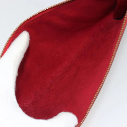 Louis Vuitton Pochette Accessoires Epi, Red, Leather, Clutch