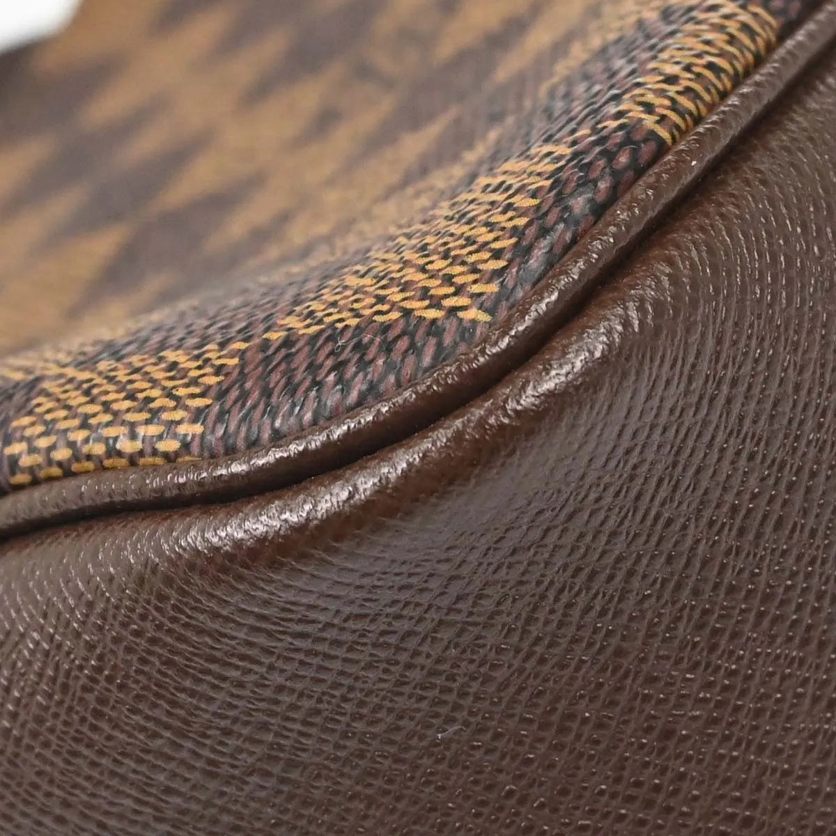 Louis Vuitton Trousse Make Up Damier, Brown, Canvas, Clutch