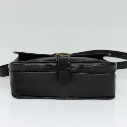 Louis Vuitton Cartouchiere Epi Leather, Black, Leather, Shoulder Bag