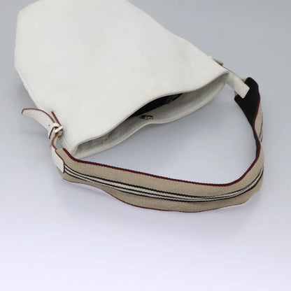 Burberry Vintage Leather, White, Leather, Shoulder Bag