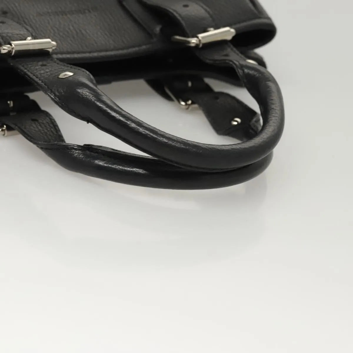 Burberry Vintage Leather, Black, Leather, Handbag