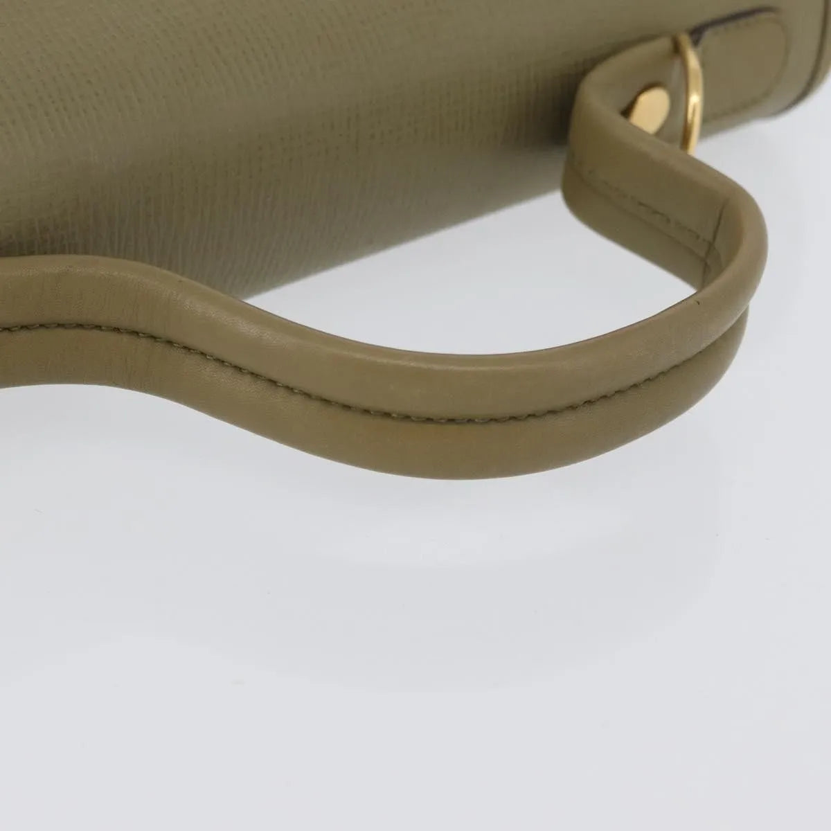 Gucci Vintage Leather, Green, Leather, Handbag
