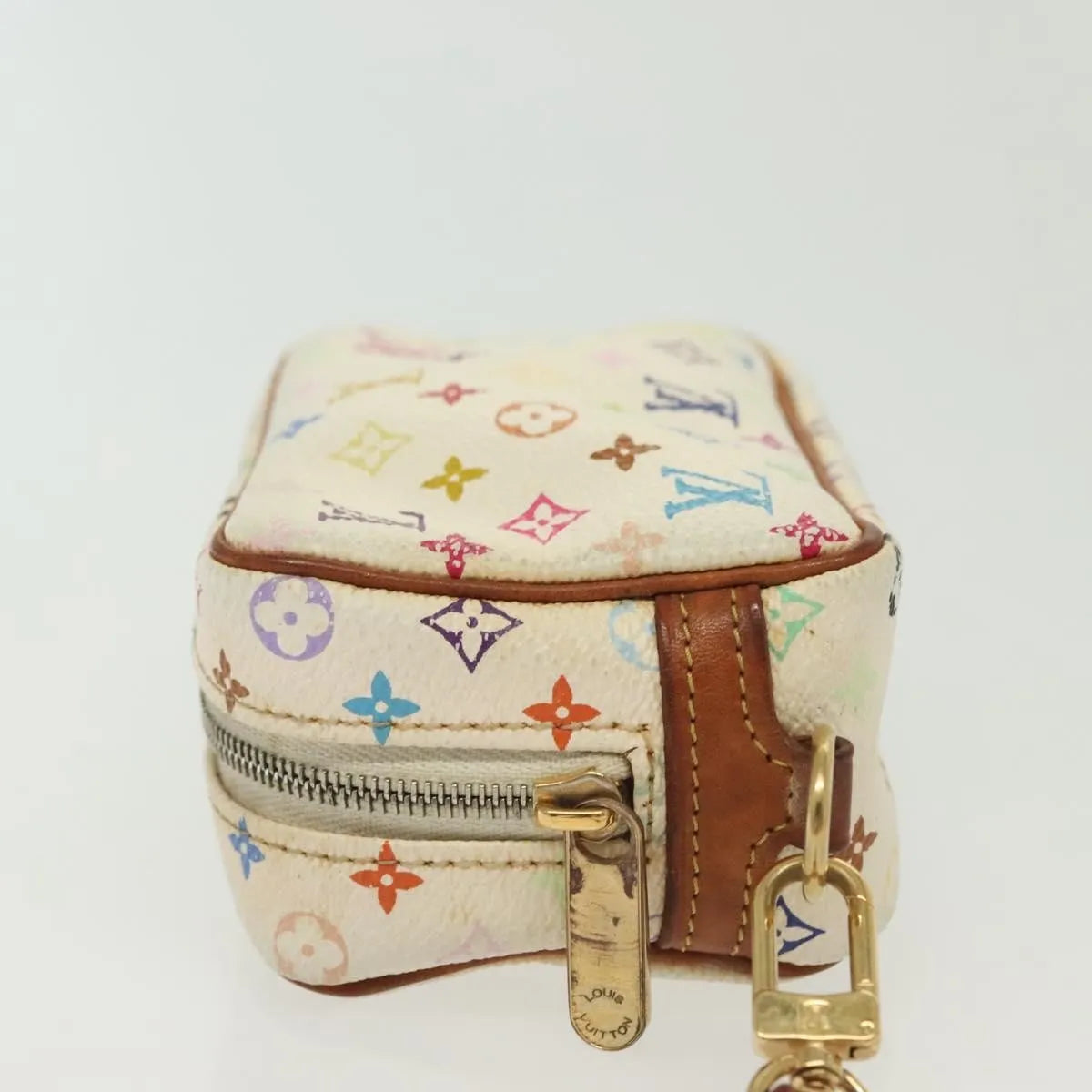 Louis Vuitton Wapity Trousse Monogram Multicolor, White, Canvas, Clutch