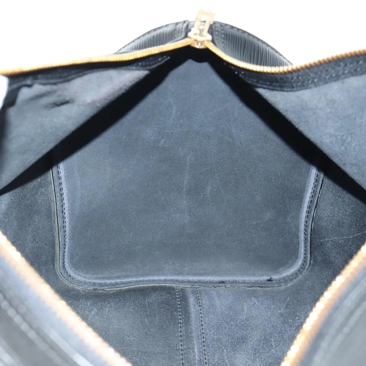 Louis Vuitton Keepall Epi Leather, Black, Leather, Travel Bag