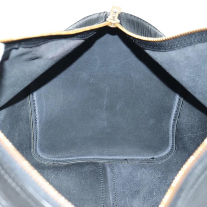 Louis Vuitton Keepall Epi Leather, Black, Leather, Travel Bag