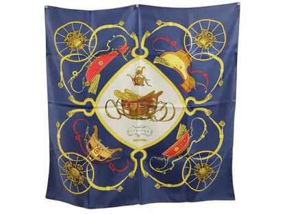 Hermes Carré 90 Silk multicolor, Multicolour, Silk, Scarf