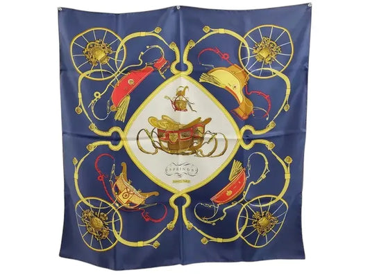 Hermes Carré 90 Silk multicolor, Multicolour, Silk, Scarf