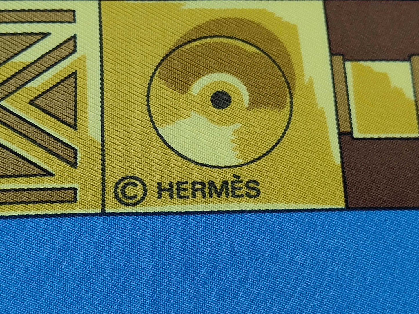 Hermes Carré 90 Silk multicolor, Multicolour, Silk, Scarf