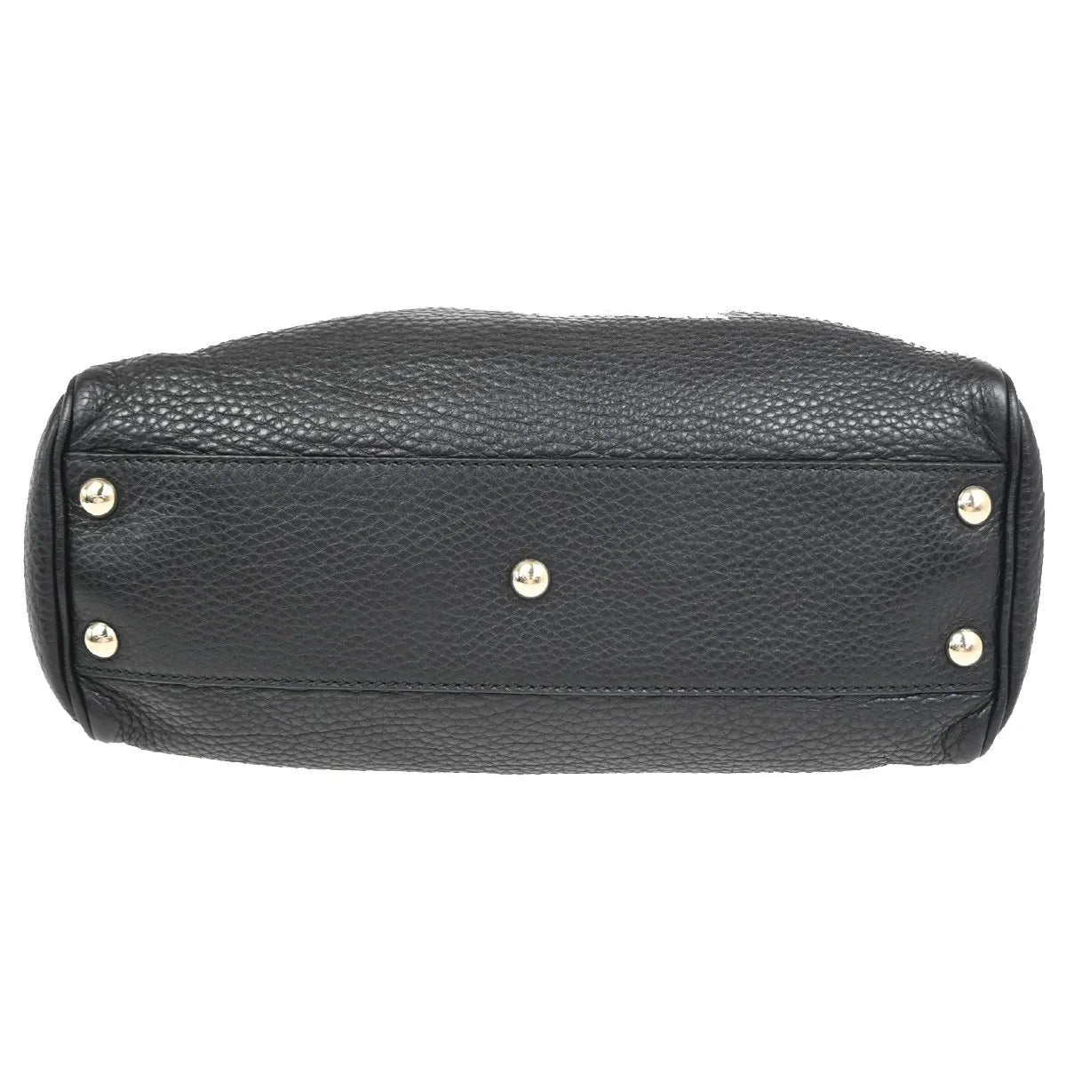 Gucci Bamboo shopper Leather, Black, Leather, Handbag