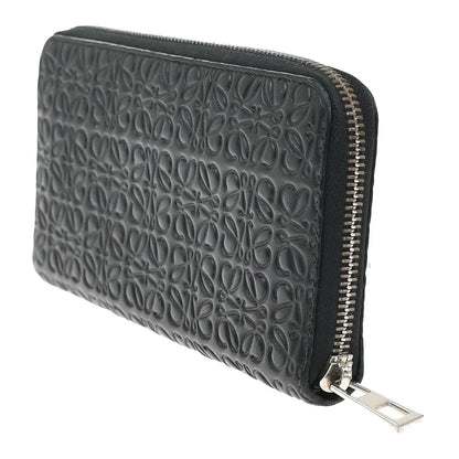 Loewe Anagram Leather, Black, Leather, Wallet