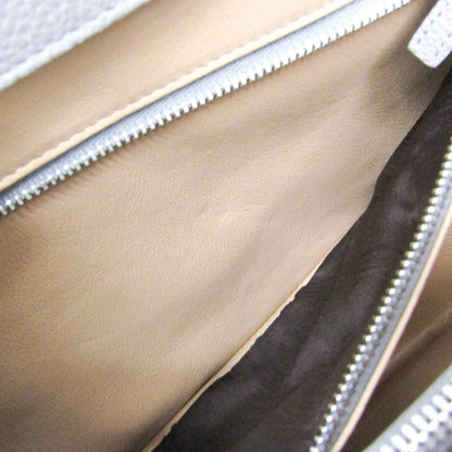 Gucci Zumi Top Handle Leather, Gray, Leather, Handbag