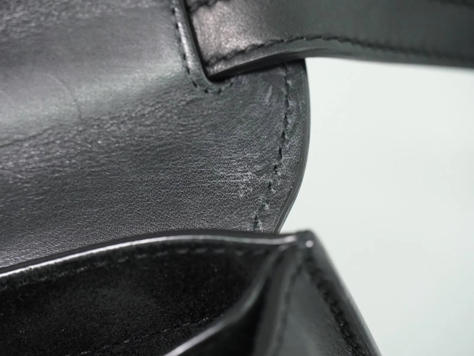 Saint Laurent Kaia Leather, Black, Leather, Shoulder Bag