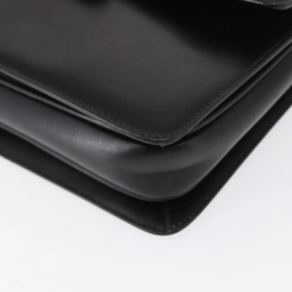 Gucci Vintage Leather, Black, Leather, Shoulder Bag