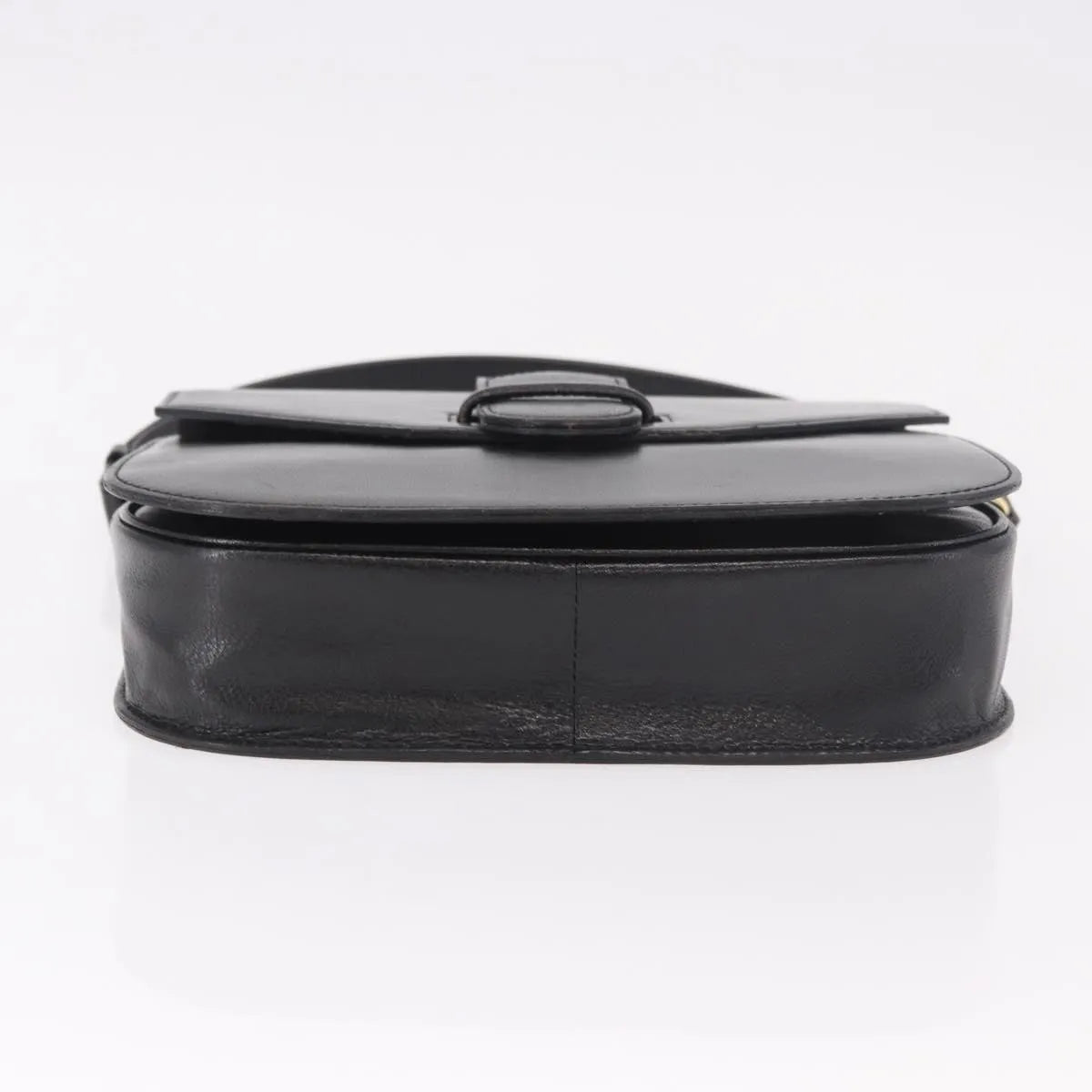 Saint Laurent Vintage Leather, Black, Leather, Handbag
