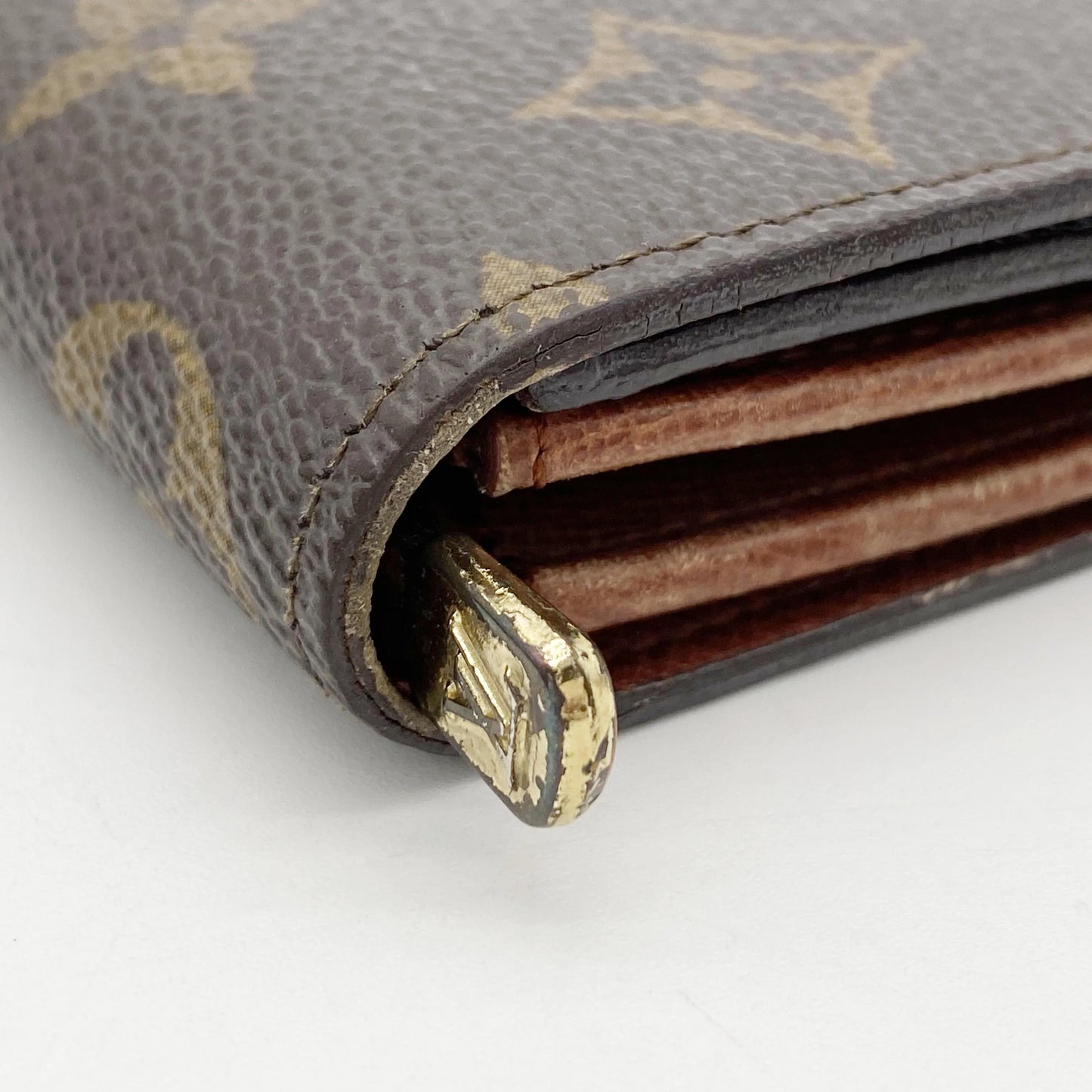 Louis Vuitton Portefeuille Sarah Monogram Canvas, Brown, Canvas, Wallet