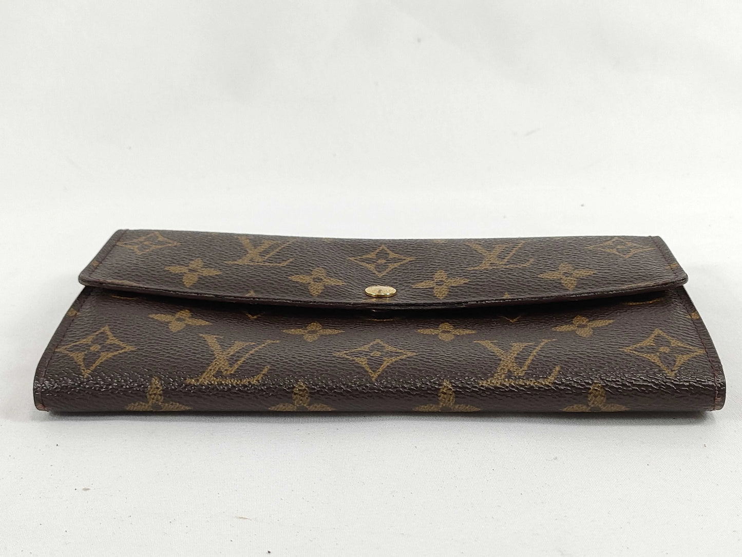 Louis Vuitton Zippy Canvas, Brown, Canvas, Wallet