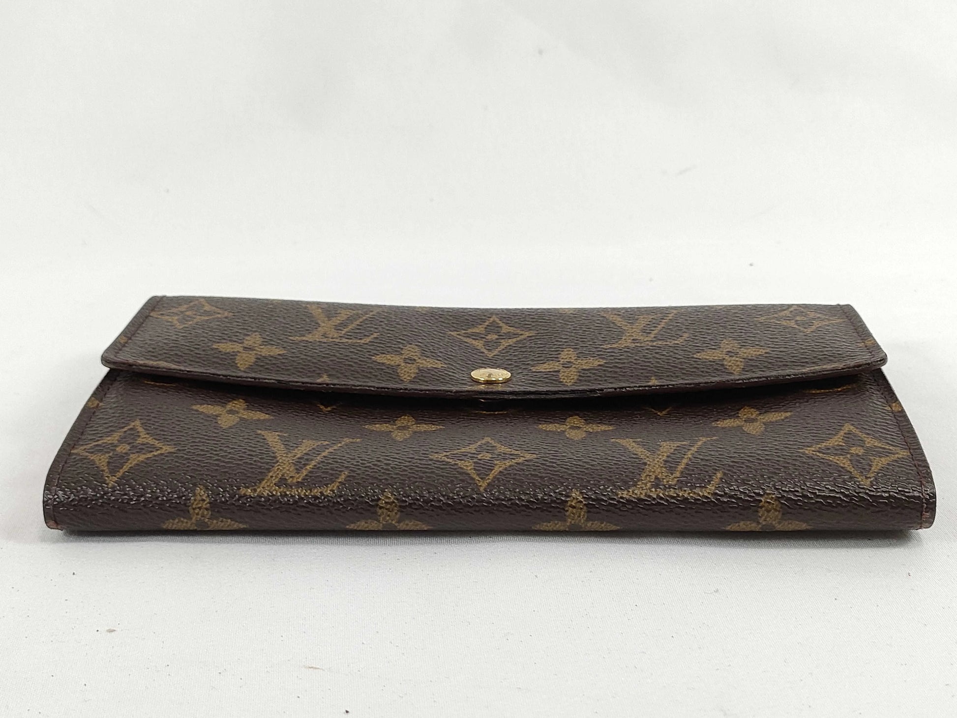Louis Vuitton Zippy Canvas, Brown, Canvas, Wallet