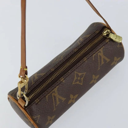 Louis Vuitton Papillon Pochette Monogram Canvas, Brown, Canvas, Clutch